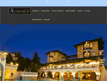 Tablet Screenshot of hotelaltinsaray.com